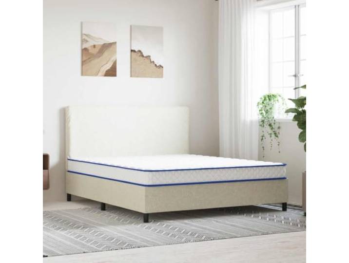 KTHLBRH Memory-Schaum-Matratze 200x160x17 cm Weich Doppelseitig 5-Schicht-Aufbau, 40D Memory-Schaum, Polyesterbezug, doppelseitig nutzbar, komprimiert geliefert