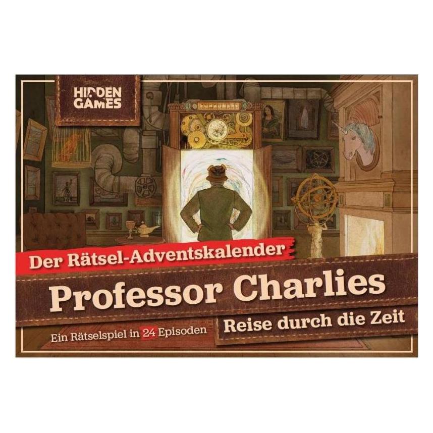 Hidden Games Professor Charlies Reise durch die Zeit - Escapespiel (Deutsch, 1 - 6 Spieler) (HGAK02CZ)