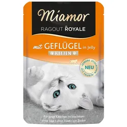 Miamor Ragout Royale in Jelly Kitten - mit Geflügel 22x100 g