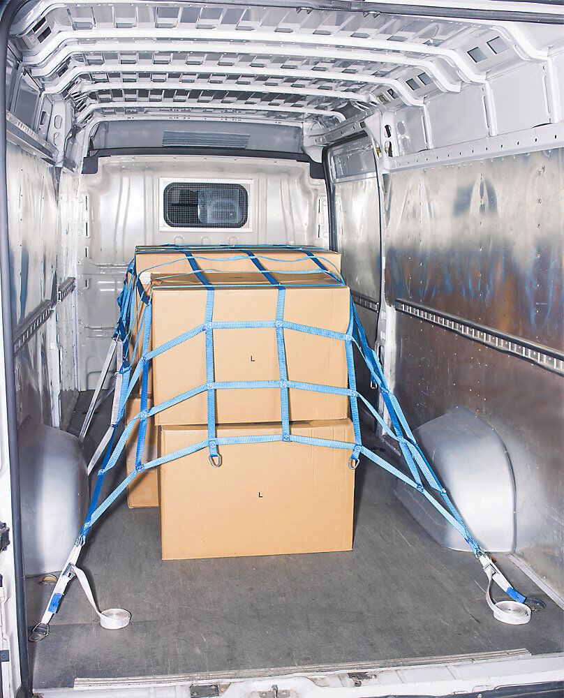 kaiserkraft Ladungssicherungsnetz, für Kleintransporter, LxB 3945 x 2475 mm, ab 2 Stk