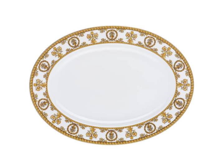 Versace Versace I love Baroque Servierplatte Bianco