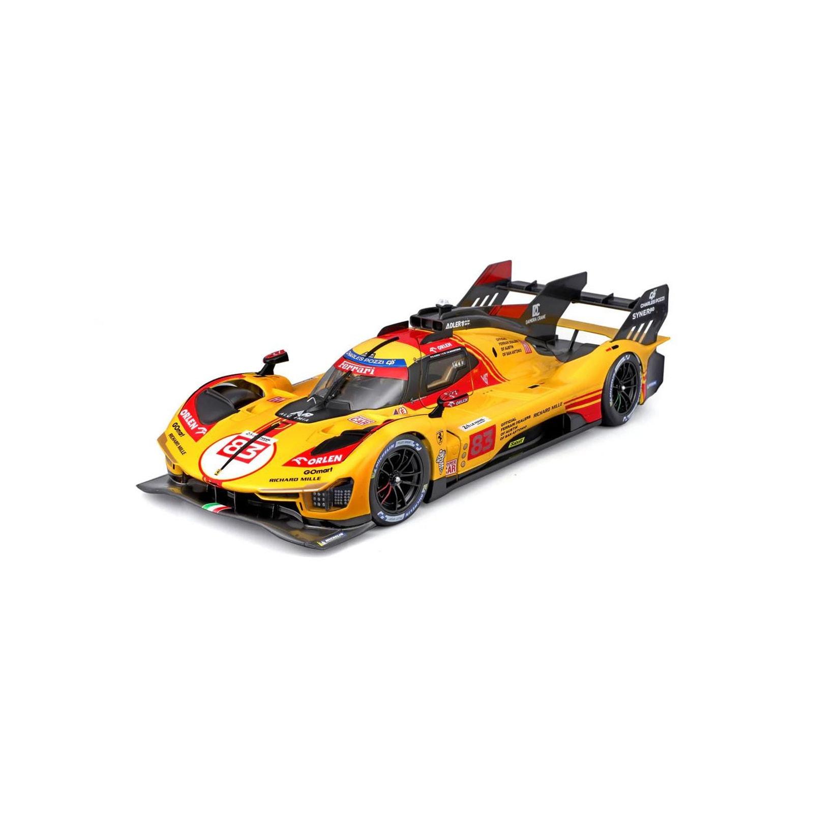 Bburago 18-36322P3 - Modellauto - Ferrari 499P LMH #83 '24 (Maßstab 1:43) Sammler Auto Rennauto