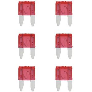 ProPlus KFZ-Sicherungen Mini-Flachsicherungen, 10 A, 12 - 24 V, 6 Stück