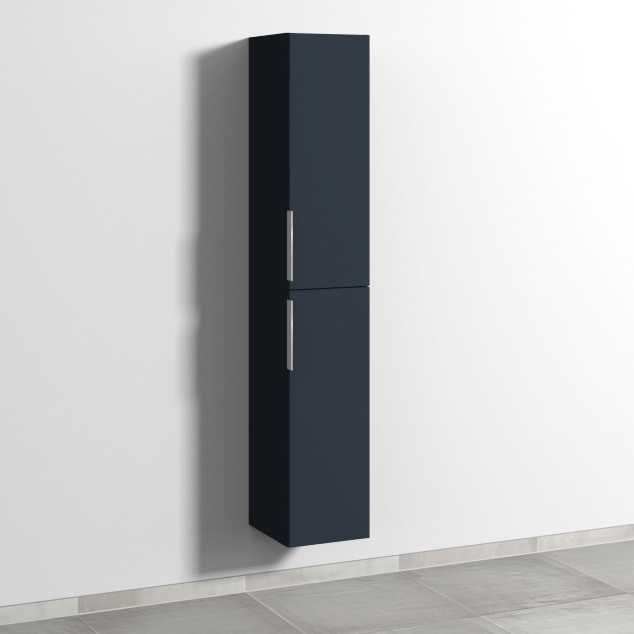 Sanipa 3way Hochschrank mit 2 Türen, Marine-Matt UP0911R