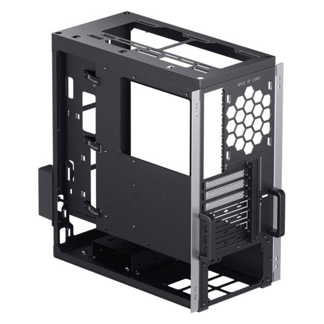 Jonsbo U6 Window Midi-Tower, Tempered Glass (ATX, mATX, Mini-ITX) (U6 Silver)