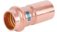 Schmidt, Hermann HS AQUAGAS V Reduziermuffe 22 x 15 mm 454302215 Kupfer, A/I, Press Copper, Fitting für Gas und Wasser