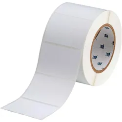 Brady, Etikettenrolle, THT-19-428-1, metallisierter Polyester, 76.20 x 50.80 mm, permanent (1000 E.)
