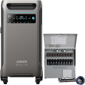 Anker SOLIX F3800 with 10-Circuit Manual Transfer Switch