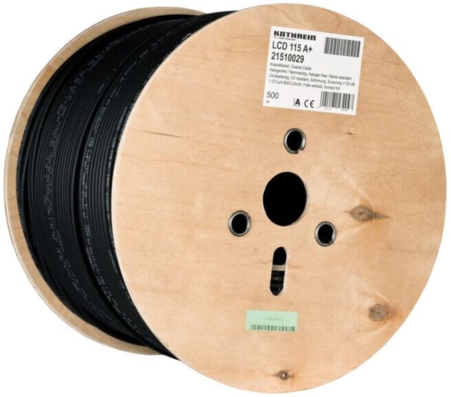Kathrein Câble coaxial 130 dB, A++ LCD115A+/500m Cca (21510029)