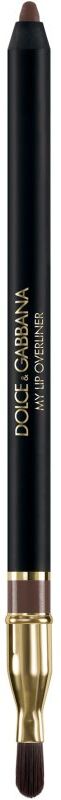 Dolce & Gabbana Classic My Lip Overliner lip liner with brush shade 05 My Chocolate Brown - Rich Neutral Deep Brown 1.2 g