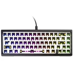 Ducky ProjectD Tinker 65, toetsenbord (US, Kabelgebunden), Tastatur, Schwarz