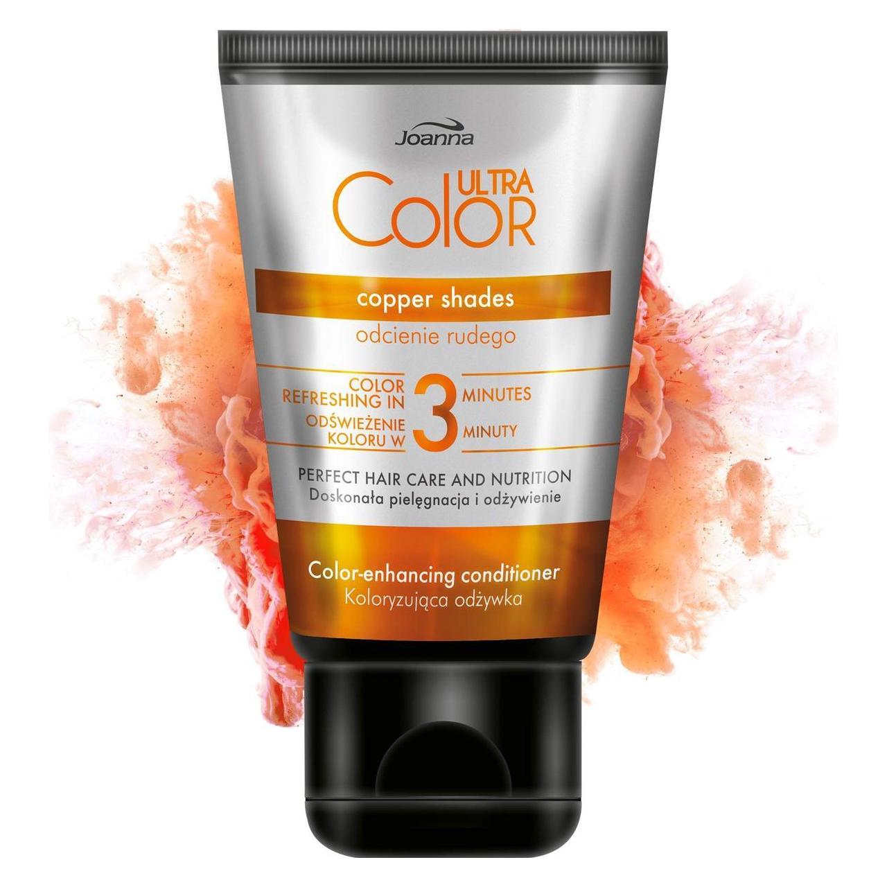 Joanna Ultra Color-Enhancing Conditioner Coloring Conditioner Shades Of Red Copper Shades 100G (100 ml) (5901018018184)