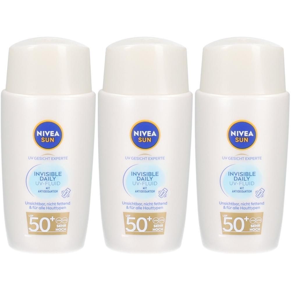 Nivea Sun UV Specialist Invisible Daily Fluid LSF 50+ 40ml x3 3x40 ml