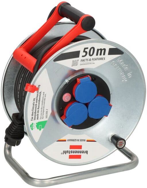 Enrouleur de câble Garant S IP44 50m H05RR-F 3G1,5 ; Brennenstuhl (1198530)