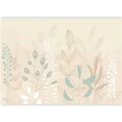 Artgeist, Tapete, Fototapete - Pastel and Beige Glade (200 x 140 cm)