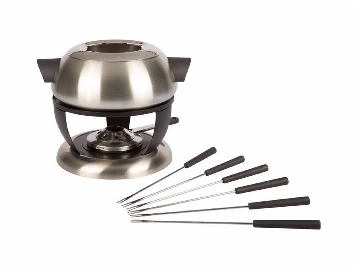 Stöckli Fonduegarnitur Bellavista, 20cm – Fondue Set – edelstahl