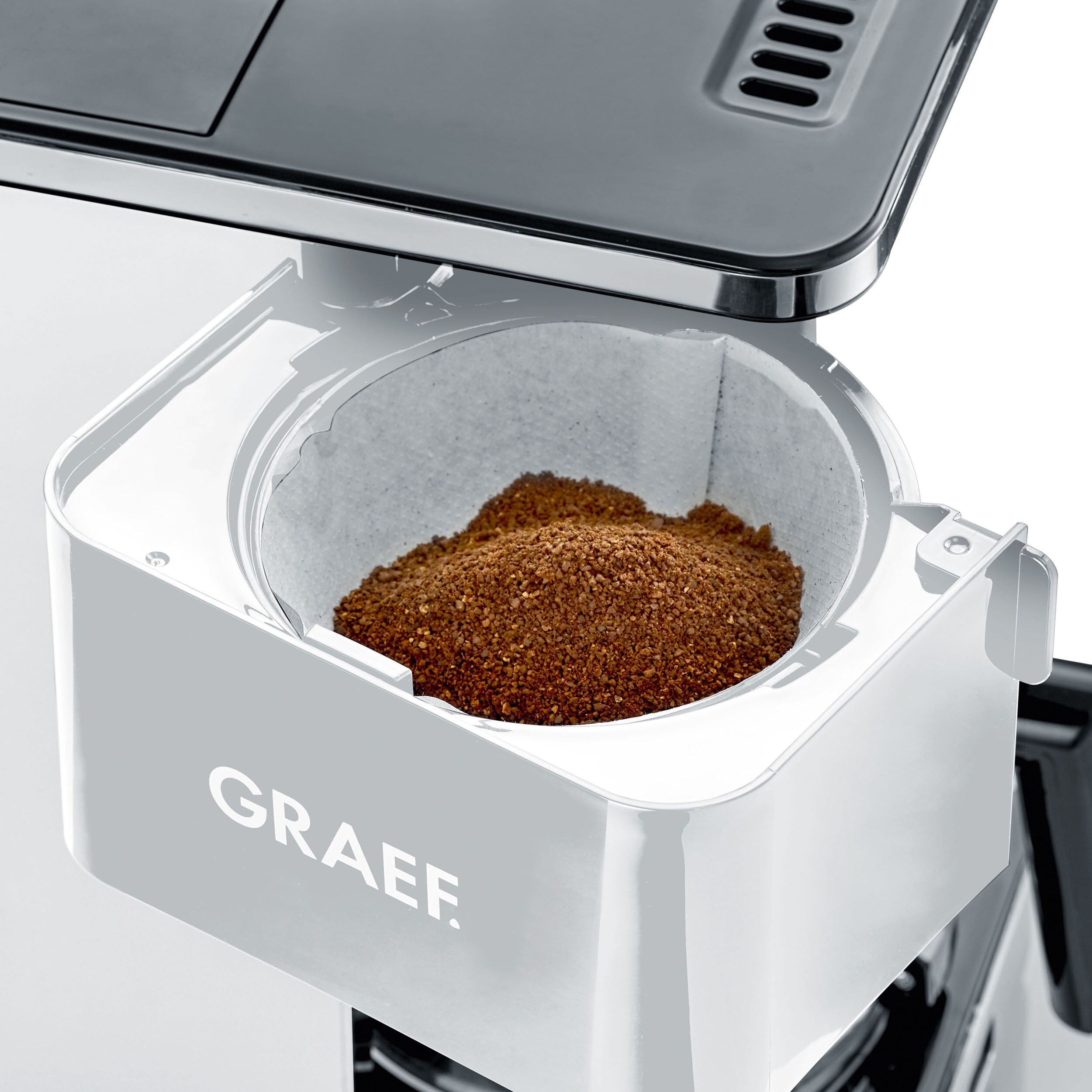GRAEF Filterkaffeemaschine "FK 401", weiß, 1,25 l, 10, Kaffeemaschinen, mit Glaskanne, weiß, Filterkaffeemaschine