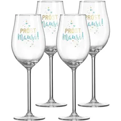 WEINGLÄSER Mädels transparent 460 ml 4er Set