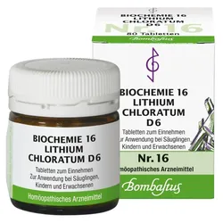 Biochemie 16 Lithium chloratum D 6 Table 80 St
