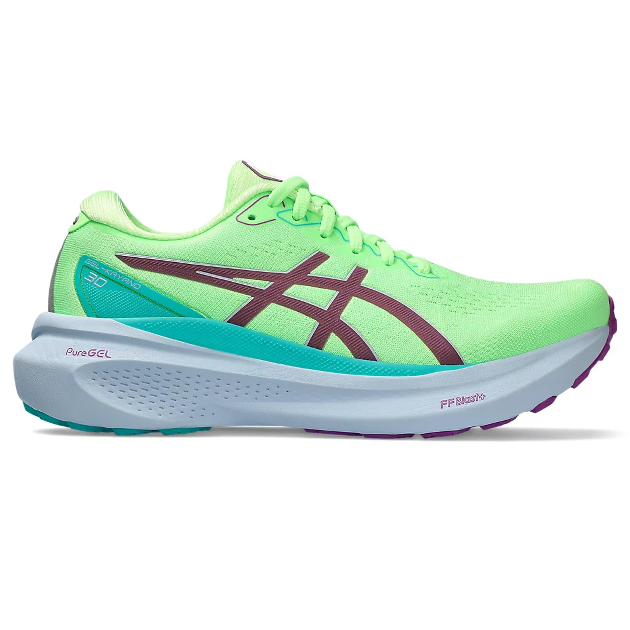 Asics Gel-Kayano 30 Lite-Show Damen Grün Laufschuhe