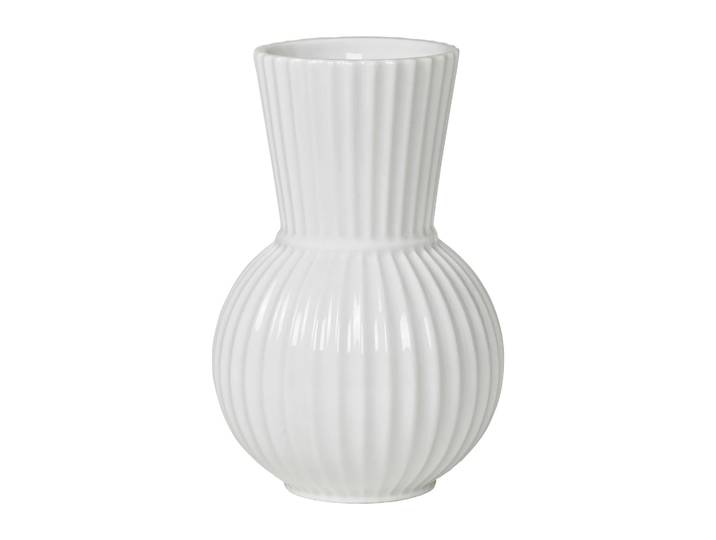 Lyngby Porcelæn Vase Lyngby Tura blanc 18 cm