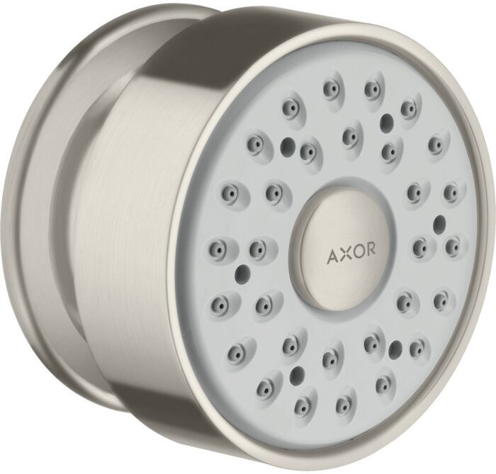 Hansgrohe Axor Seitenbrause 28464800 runde Rosette, schwenkbar, 1jet, Edelstahl-Optik