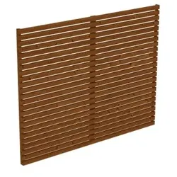Skan Holz Seitenwand Rhombus passend für Carports Spessart nussbaum