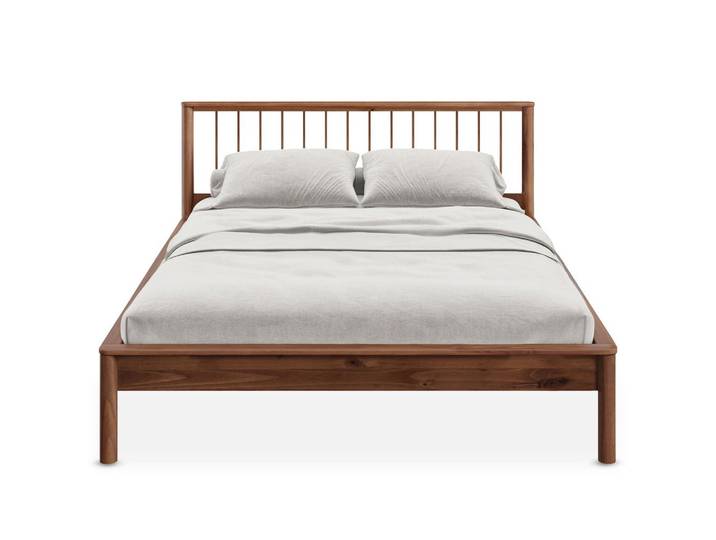 DOPPELBETT MASSIVHOLZ APOANA 140x200 cm Kastanie
