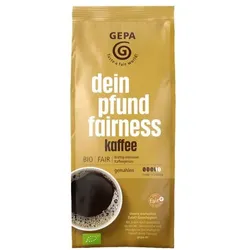 Gepa Bio Kaffee »dein pfund fainess« gemahlen 500 g braun