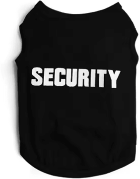 Inspire Curations Security Pet Vest Costume For Cats & Small Dogs black m