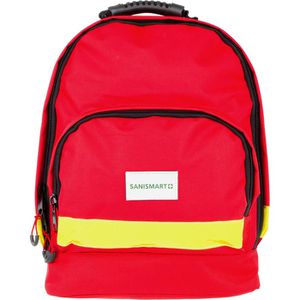 Sanismart Notfallrucksack Medicus S, ohne Füllung, rot, wasserabweisend