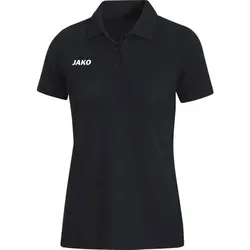 JAKO Fußball - Teamsport Textil - Poloshirts Base Poloshirt Damen, Größe 34 in Schwarz Schwarz