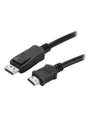 VALUE Videokabel DisplayPort / HDMI M bis M 10 m abgeschirmt Schwarz (11.99.5784)