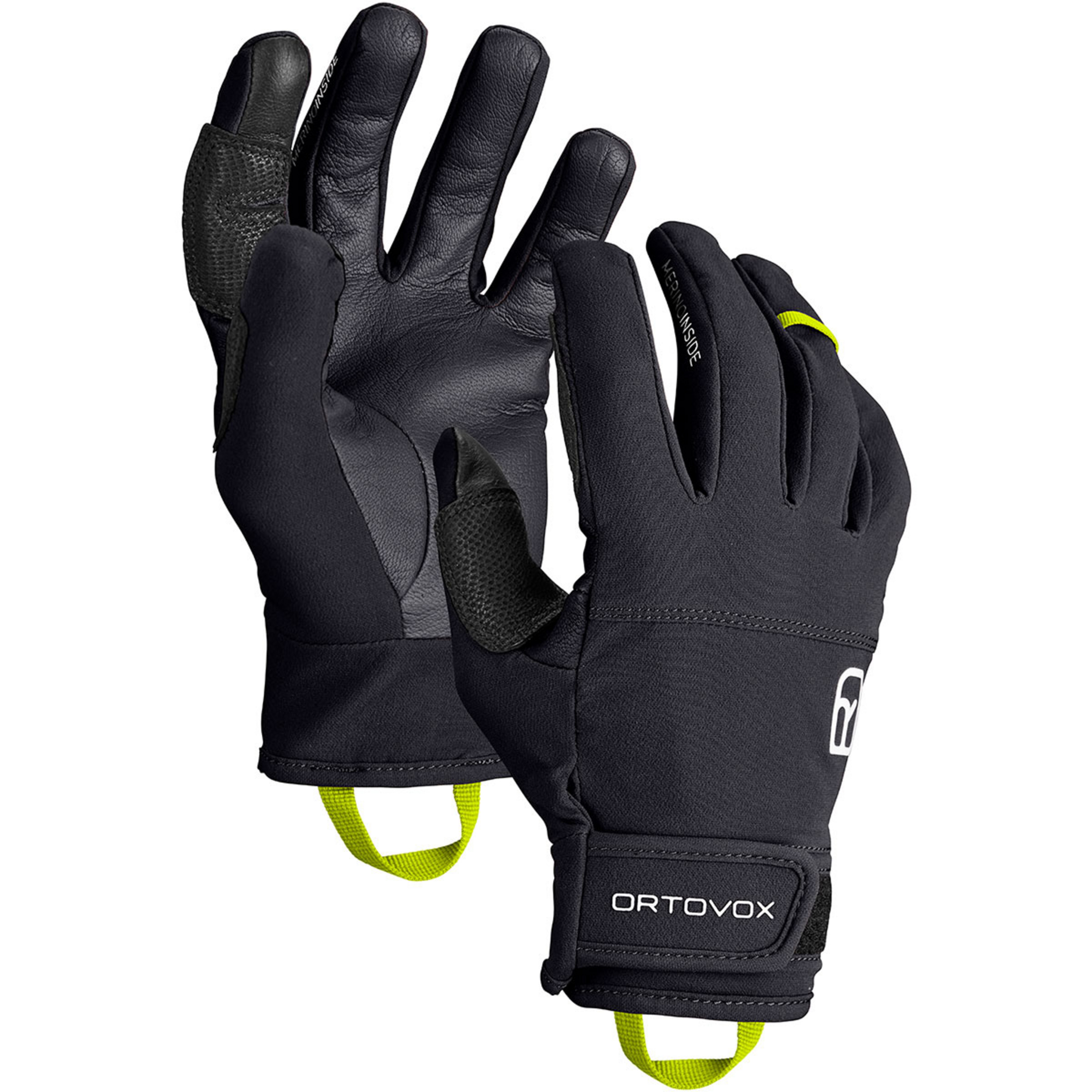 Ortovox Tour Light Herren Fingerhandschuhe schwarz Größe XL Trekking Hautfreundlich Merinowolle