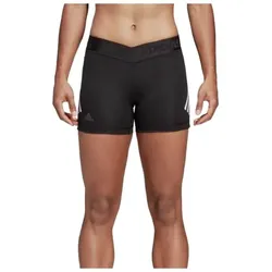 Adidas, Damen, Sporthose, Alphaskin Sport W 3-Stripes Short DQ3553 (DQ3553 D XXS) (XXS), Schwarz