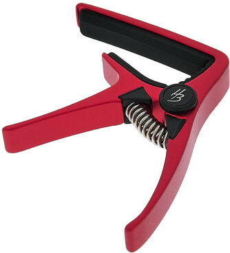 Harley Benton Ukulele Capo Red rouge