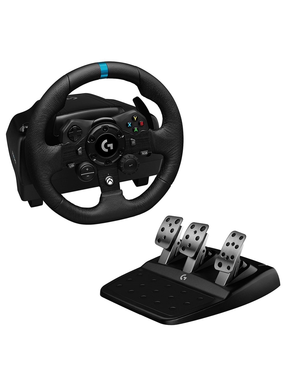 Logitech G923 TRUEFORCE Racing Wheel & Pedals - Xbox One | Series S&X & PC - Wired Lenkrad & Pedale Set - Microsoft Xbox One