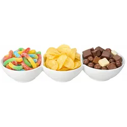 Dipschale mit 3 Fächern Keramik weiß für Dip und Antipasti Vorspeisen