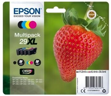 Epson Nr. 29xl Blækpatron, Multipak, 4 Farver