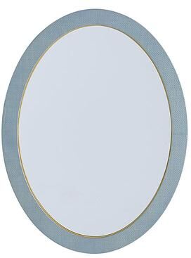 Capri Oval Wall Mirror - Cornflower - Ballard Designs