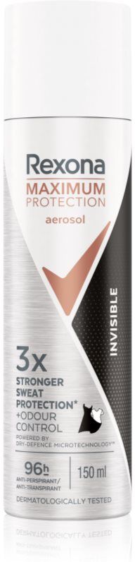 Rexona Maximum Protection Invisible spray anti-transpirant anti-transpiration excessive 150 ml