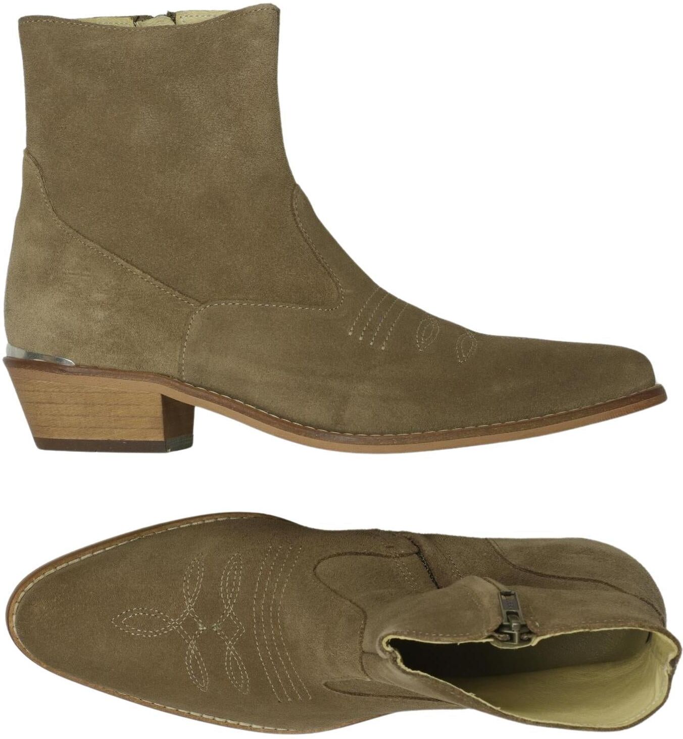 Shoe The Bear Herren Stiefel, Grün, Gr. EU 41, Leder - Second Hand