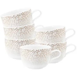 Seltmann Weiden Liberty Krakelee Milchkaffeetasse 380 ml 6er Set