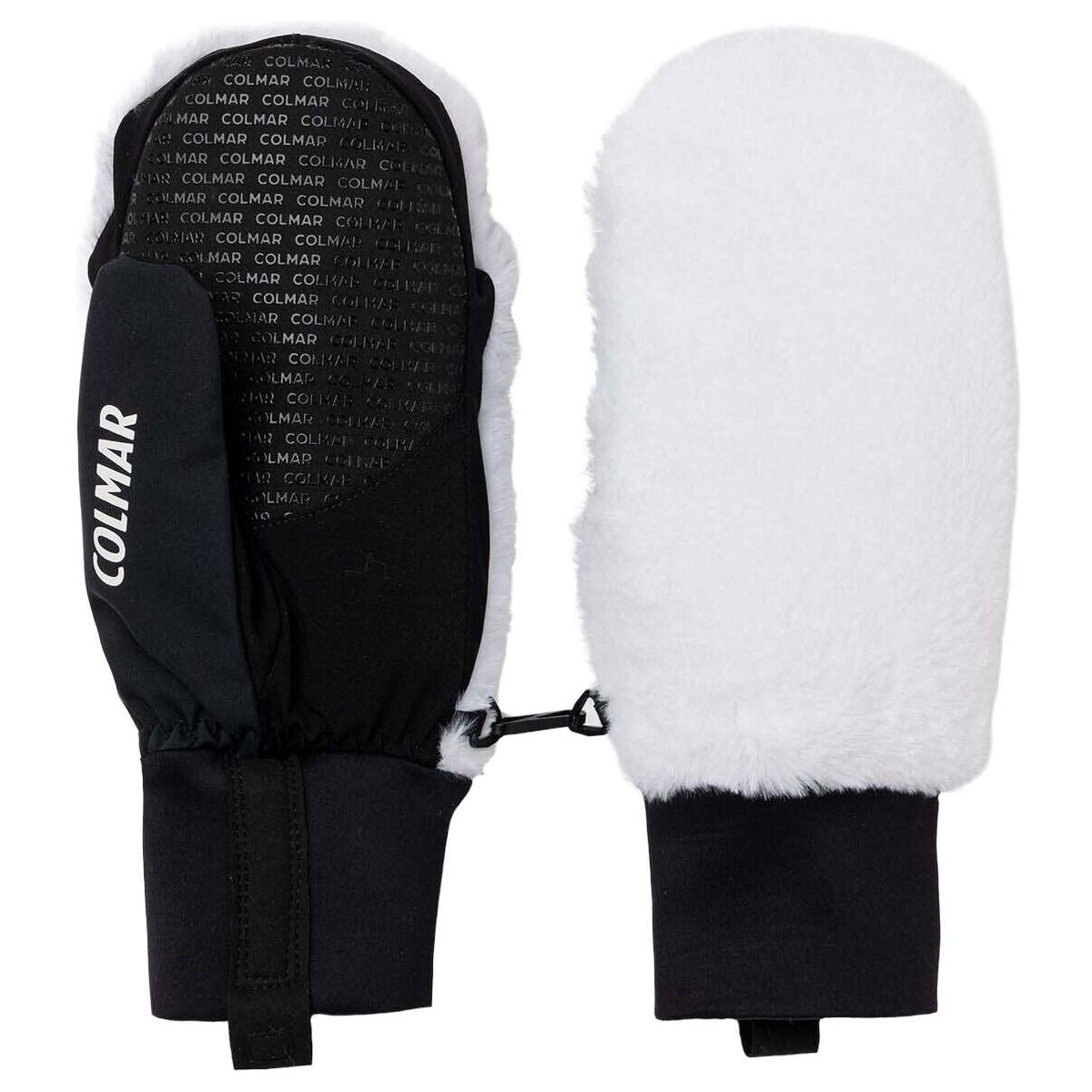 Colmar Woman Performing Plushy Mitten white-black (01) L 51000025-5ZT-01-L