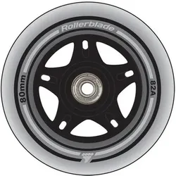 ROLLERBLADE 80MM/SG7 WHEEL/BEARING XT, Größe ONE SIZE in Weiß Weiß