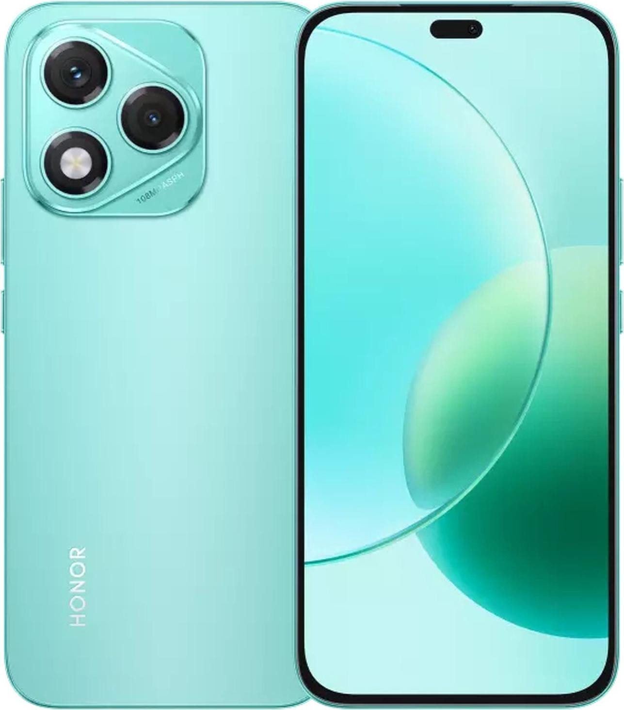 Honor 400 Lite Smartphone, 17 cm (6,7"), 8 GB, 256 GB, 108 MP, MagicOS 9.0, Groen