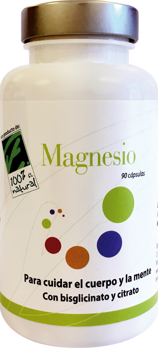 100% Natural Magnesium 90 Capsules