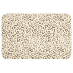 WC-VORLEGER Leopard - Klassisch - Beige Toilettenvorleger 60x40 cm