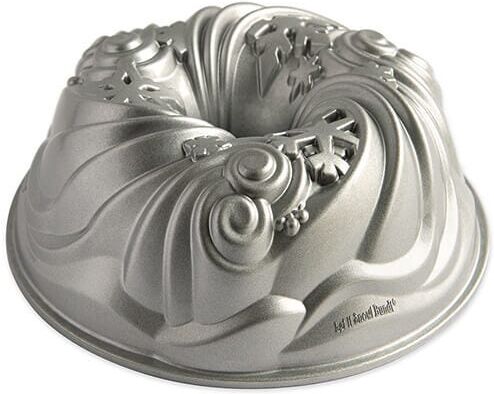 Nordic Ware Silver Let It Snow Bundt Pan