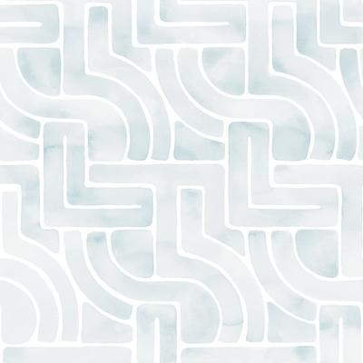 NuWallpaper Blue Blythe Peel & Stick Wallpaper - 216in x 20.5in x 0.025in